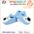 Popular wool hand knitted baby dress shoe